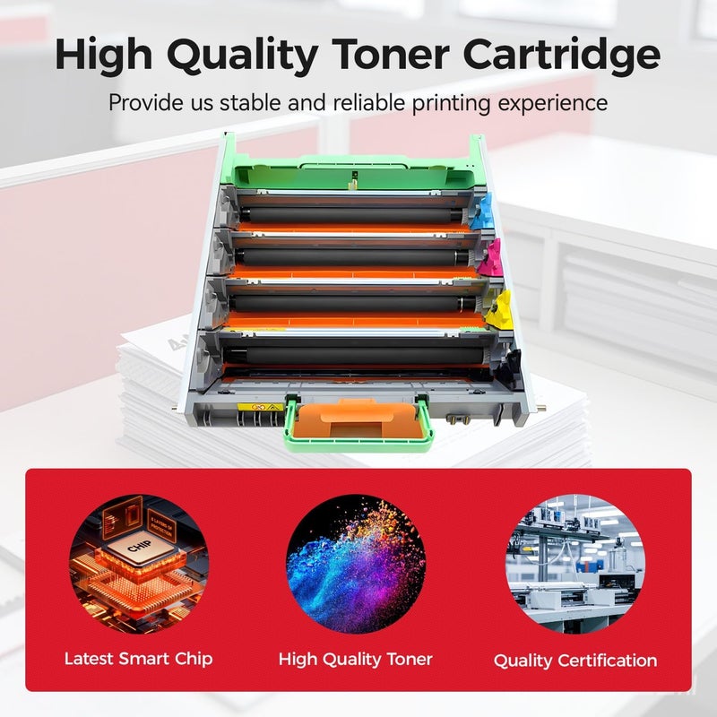 caink وحدة أسطوانة DR310CL بديلة لطابعة Brother DR-310CL أسطوانة تصوير متوافقة مع طابعات Brother HL-4150CDN HL-4570CDW HL-4570CDWT MFC-9460CDN MFC-9560CDW MFC-9970CDW الكل في واحد - Image 4